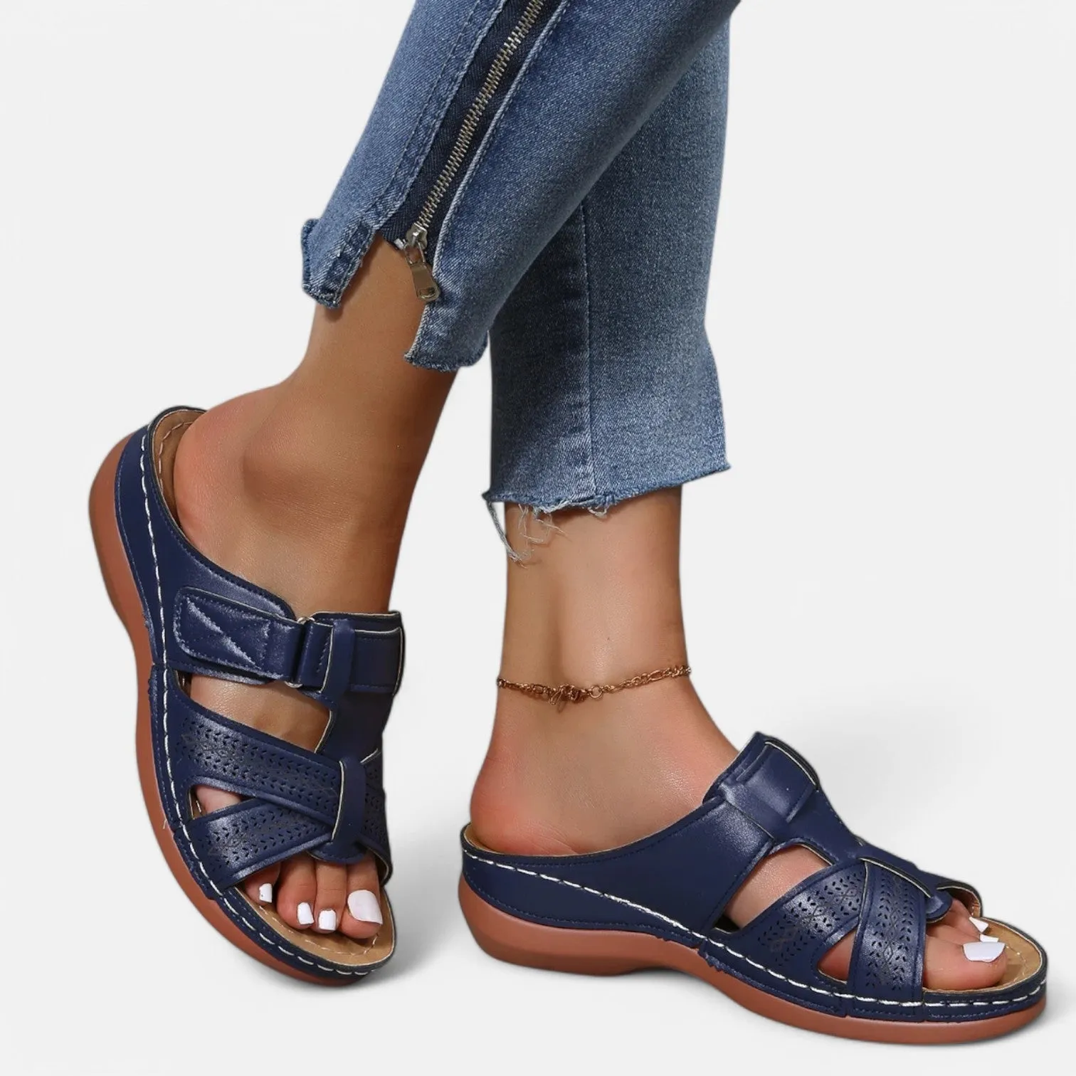 Monacogents | Women's Premium Open Toe Orthopedic Sandals