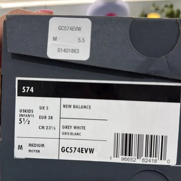 New Balance White Sneakers