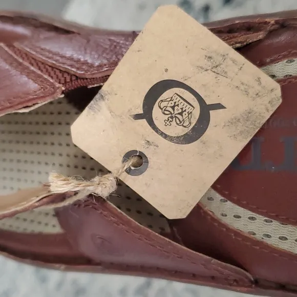 New Born Hand Crafted Footwear Leather Corvo Sandal. Size 12M.