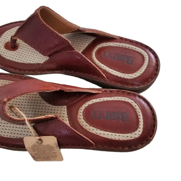 New Born Hand Crafted Footwear Leather Corvo Sandal. Size 12M.