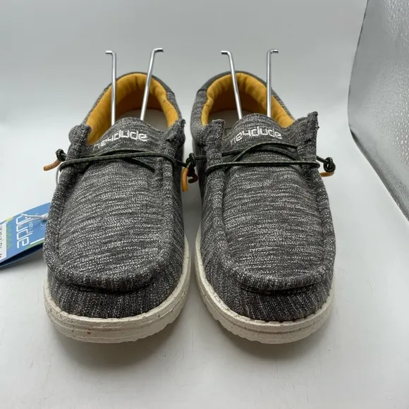 NEW! Hey Dude Wally Sox taupe boys loafers size 2Y