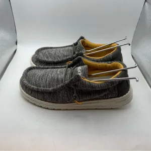 NEW! Hey Dude Wally Sox taupe boys loafers size 2Y