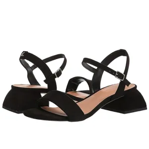 New w/Box Circus By Sam Edelman Irina Faux Suede Architectual Block Heel Sandals