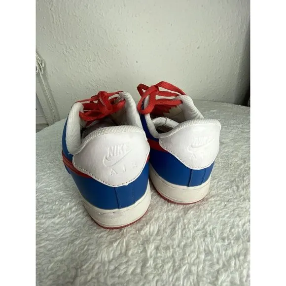 Nike Air force 1 lowers White Blue Spider Web Release 2006 060406 Mens Size 10