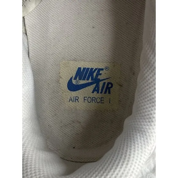 Nike Air force 1 lowers White Blue Spider Web Release 2006 060406 Mens Size 10