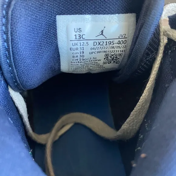 Nike Air Jordan 1 Mid SE Craft Kids Sneakers- SZ 13 C