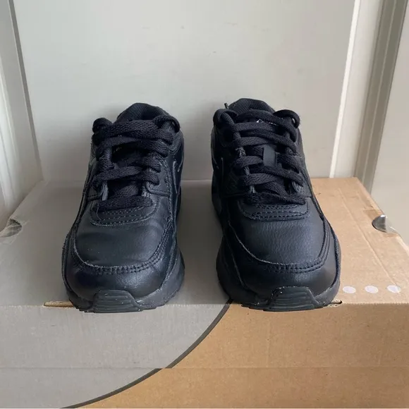 Nike Air Max 90 “TRIPLE BLACK” Little Kids Sneakers - SZ 1 Y