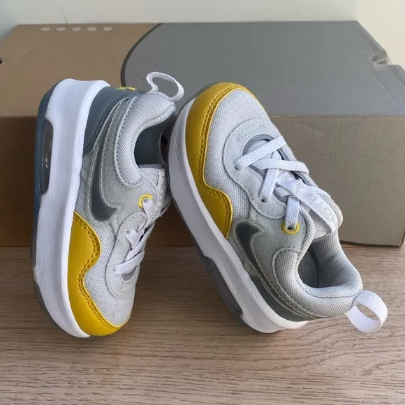 Nike Air Max Motif Yellow/White Toddler Sneakers - SZ 6 C