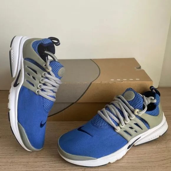 Nike Air Presto Blue/Grey Kids Sneakers - SZ 6 Y- 7.5 W