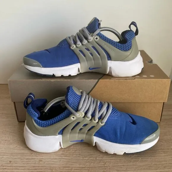 Nike Air Presto Blue/Grey Kids Sneakers - SZ 6 Y- 7.5 W