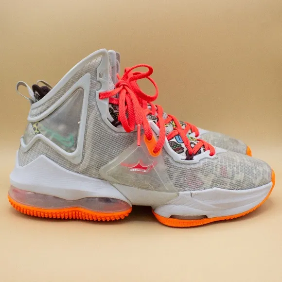 Nike LeBron 19 Mid Fast Food Sneakers Boy's Youth Size 7Y