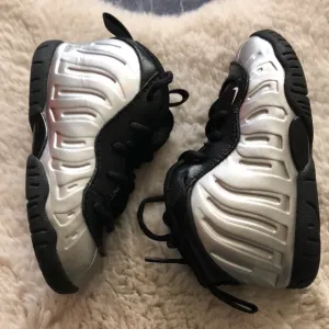 Nike Little Posite One KSA Chrome/Black
