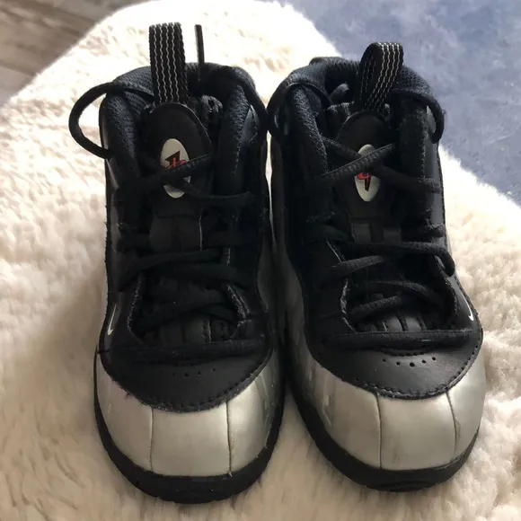 Nike Little Posite One KSA Chrome/Black