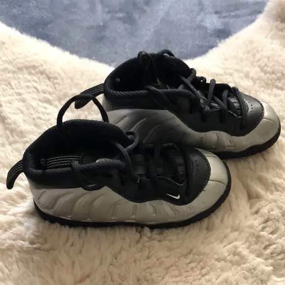 Nike Little Posite One KSA Chrome/Black