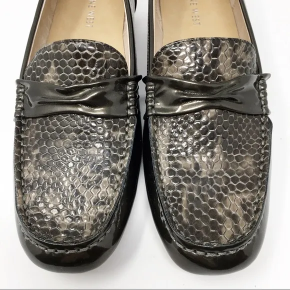 Nine West Snakeskin Loafers