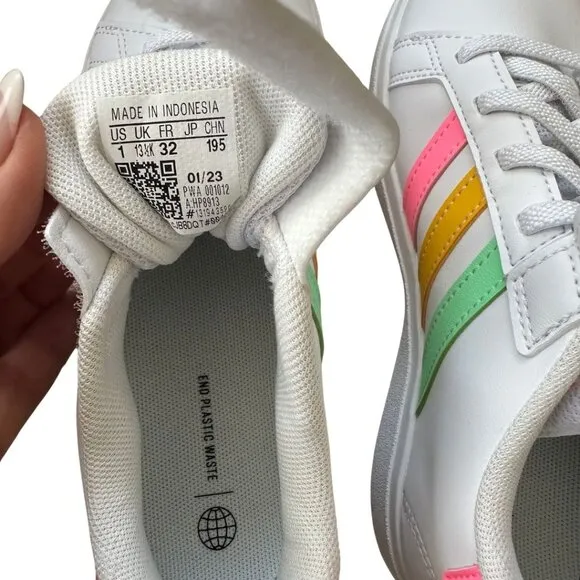 NWB Adidas Grand Court Adjustable Strap Casual Sneakers 1