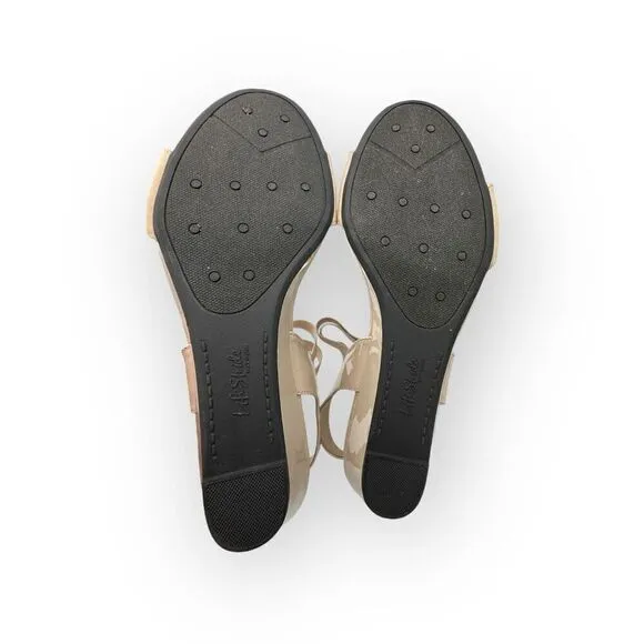 NWT LifeStride Womens Yolo Soft System Wedge Sandals Tender Taupe Size 11M