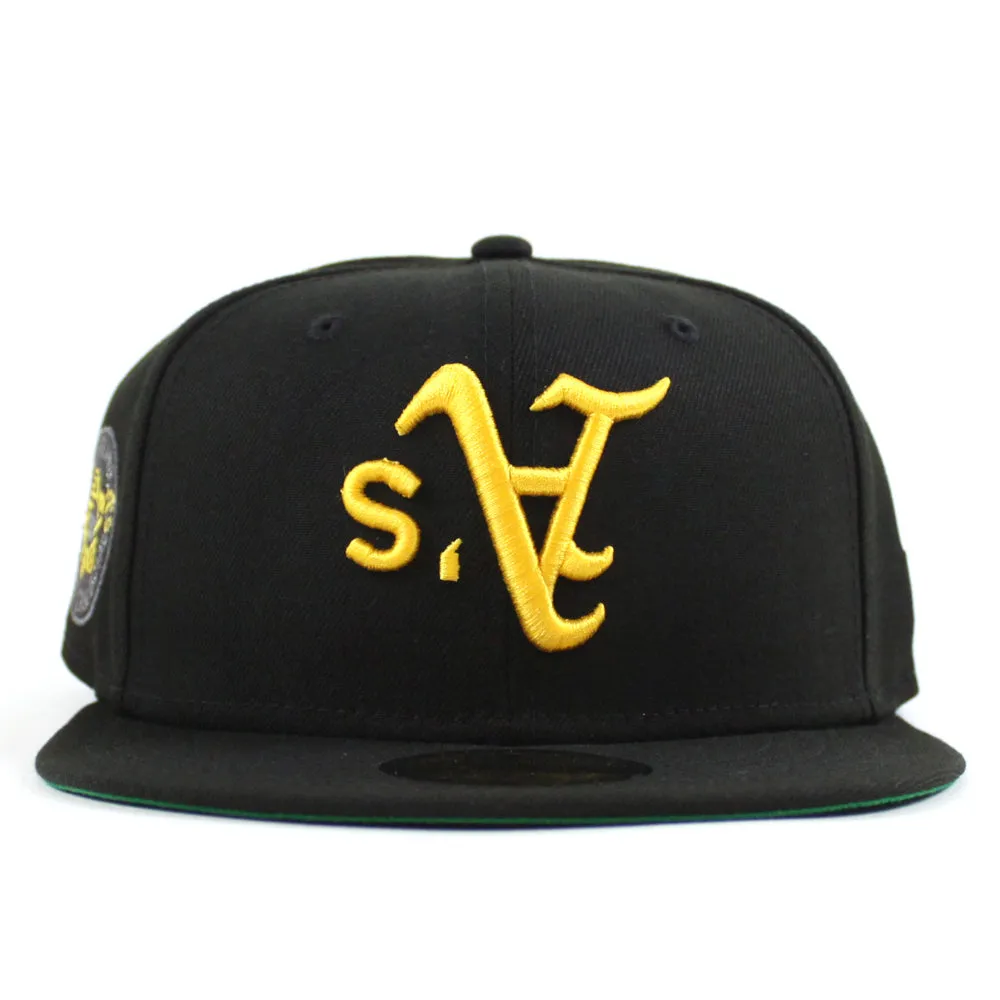 Oakland Athletics 1987 All Star Game Era 59Fifty Fitted Hat (Black Green Under Brim)