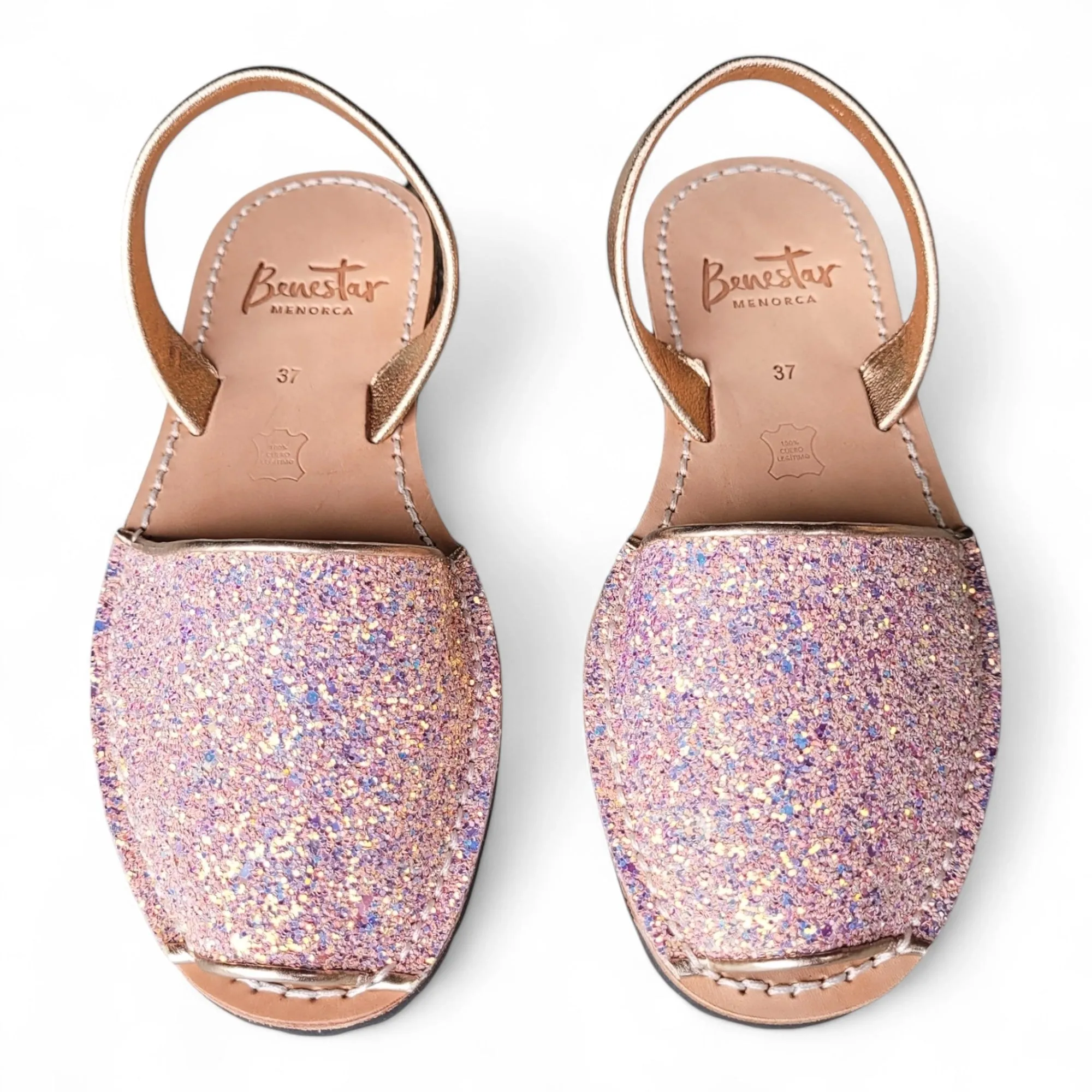 Opal Glitter Avarca Sandals