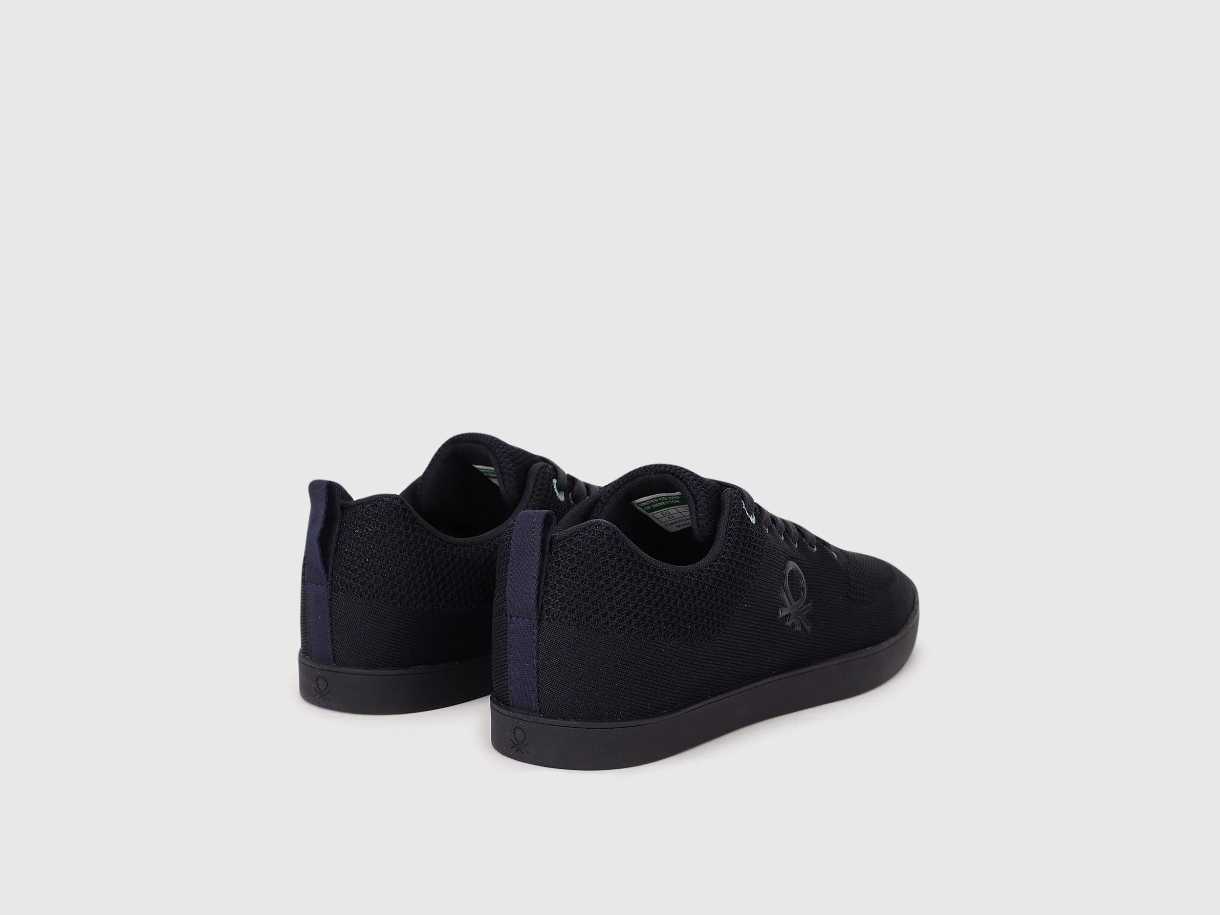 Patterned Lace-Up Sneakers