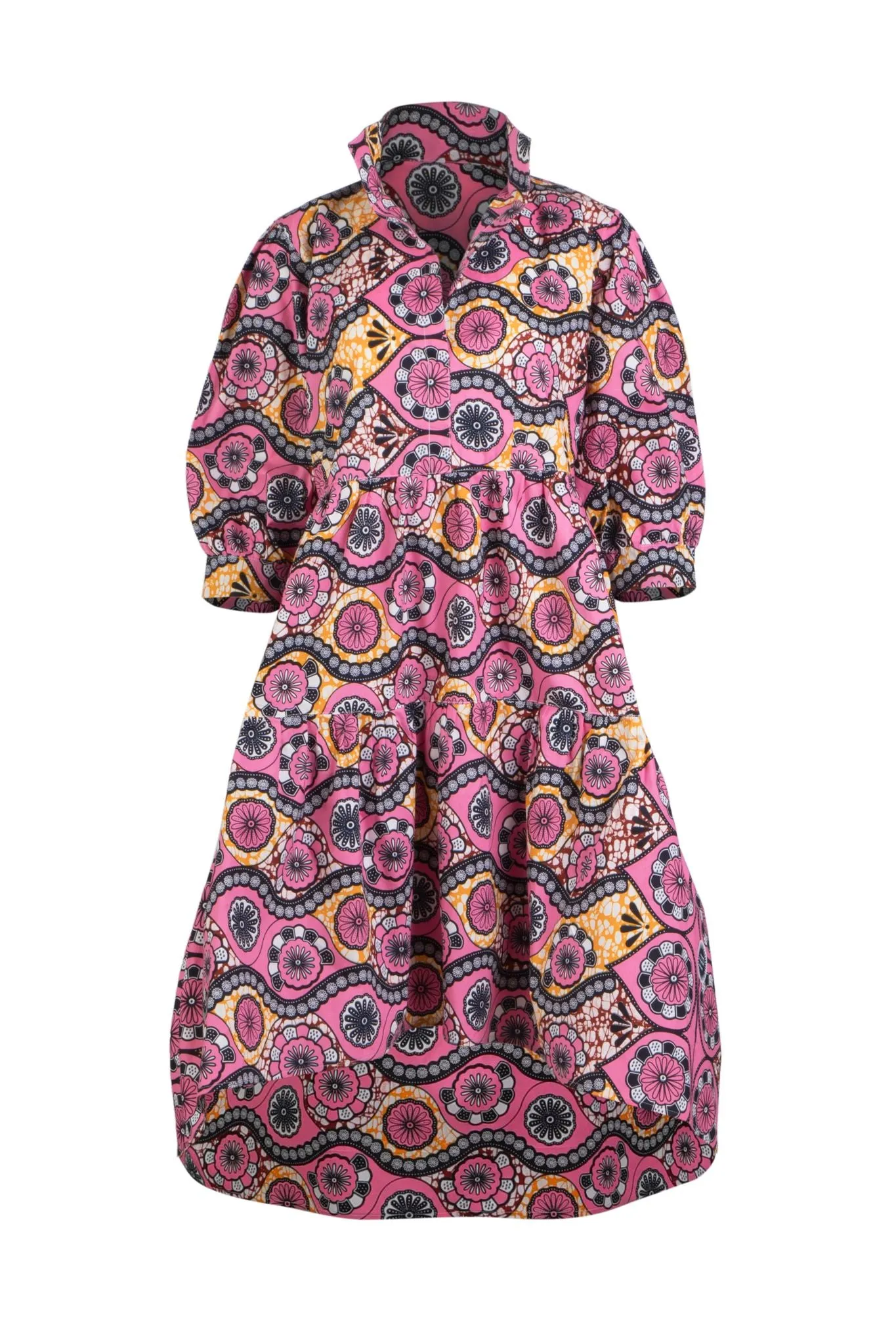 PINK HIGH LOW DRESS
