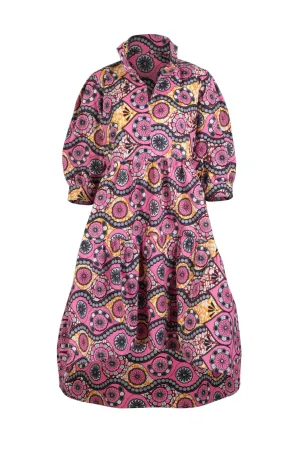 PINK HIGH LOW DRESS