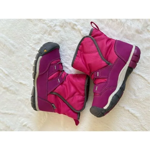 Pink Keen Snow Boots 10C