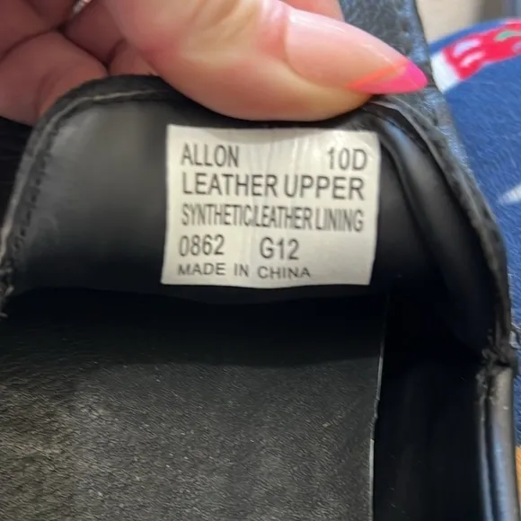 Polo by Ralph Lauren Allon black leather loafers Mens 11