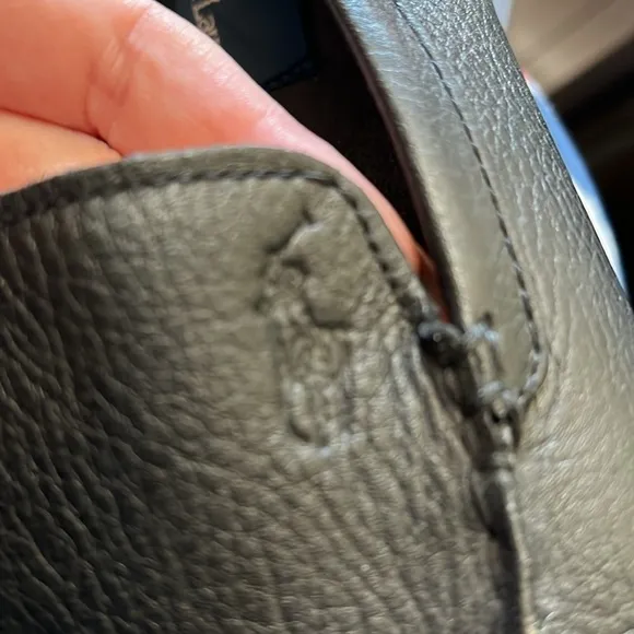 Polo by Ralph Lauren Allon black leather loafers Mens 11
