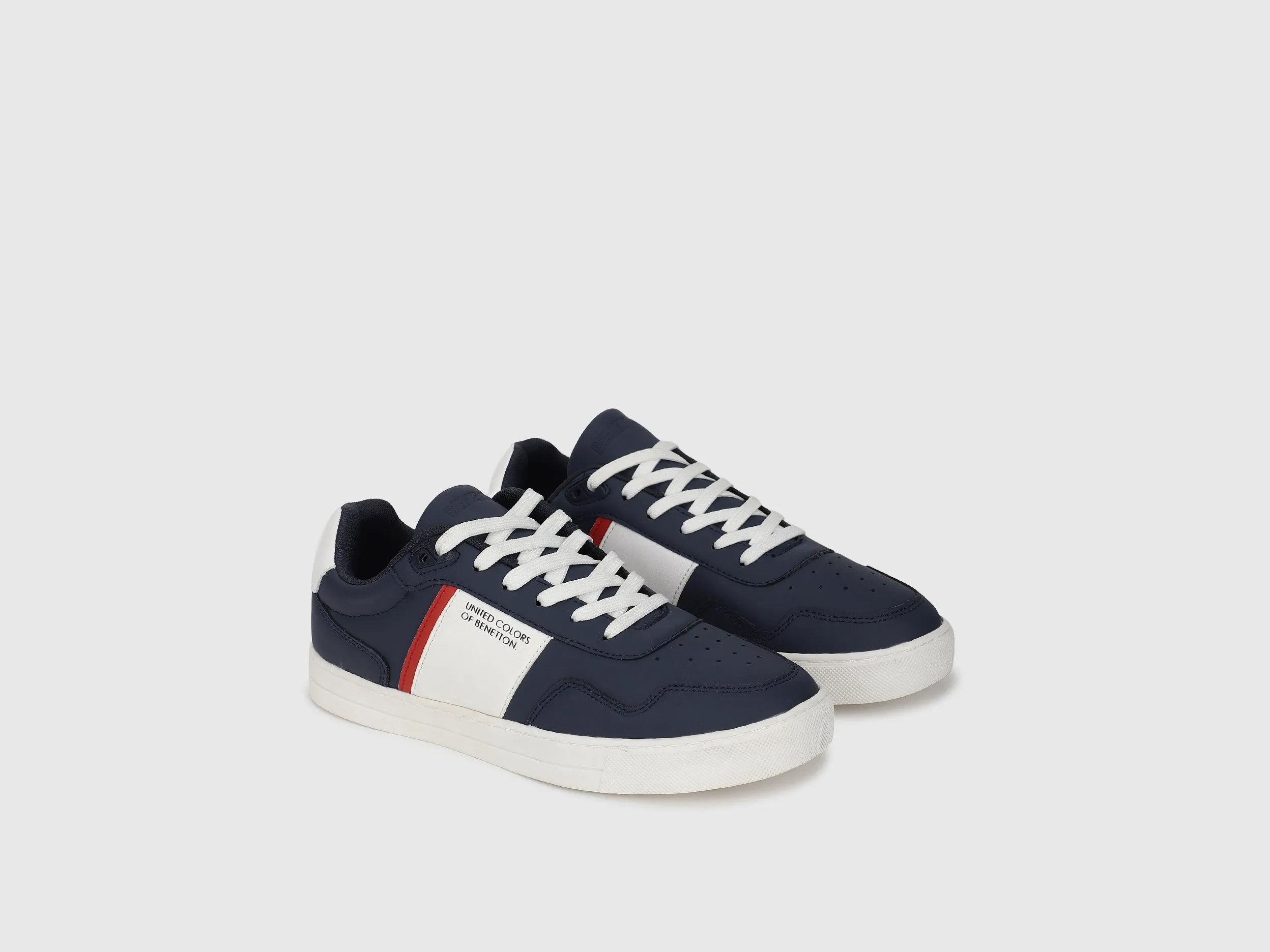 PU Color Block Sneakers