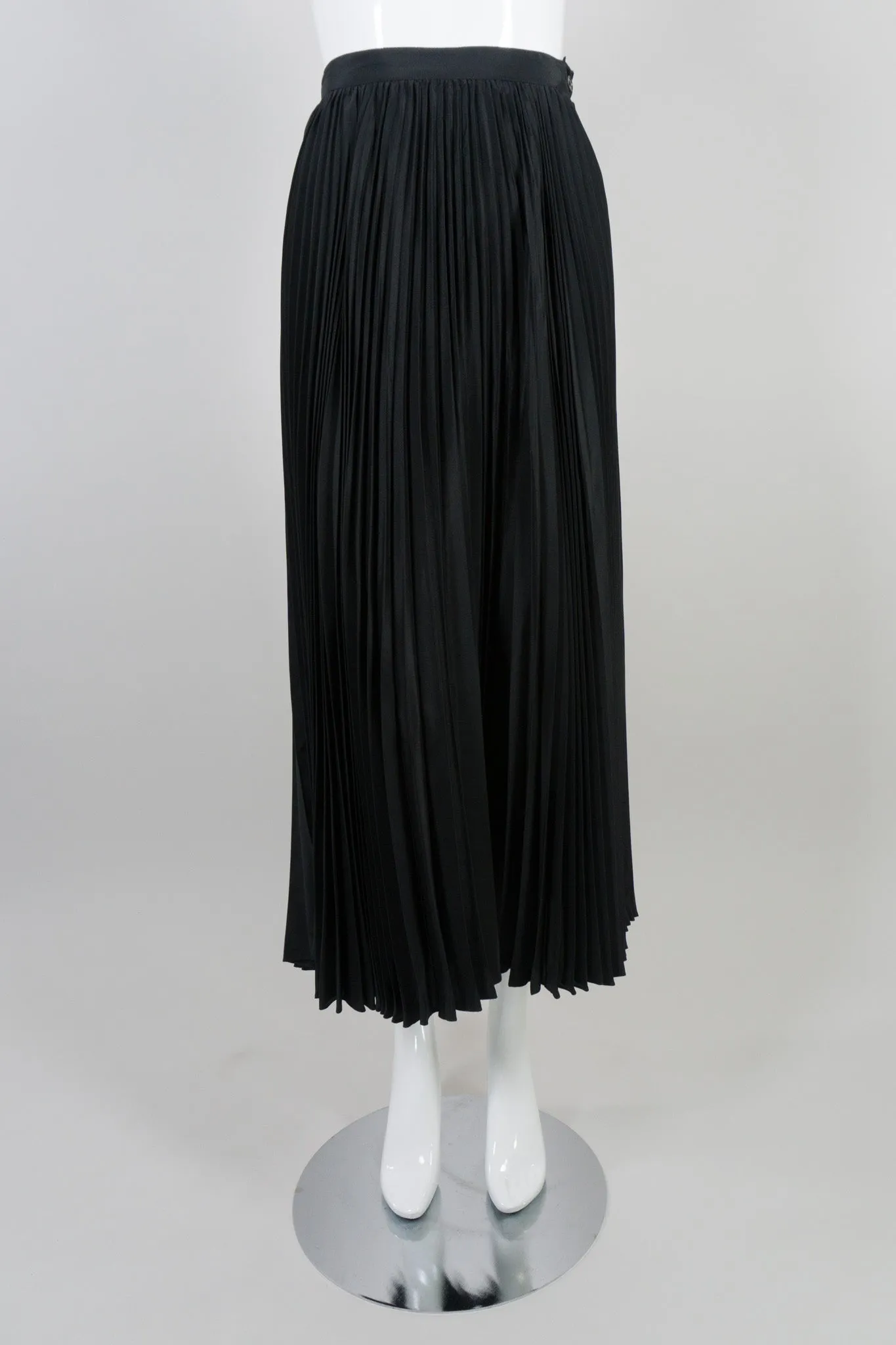 Purple Label Pleated Silk Skirt