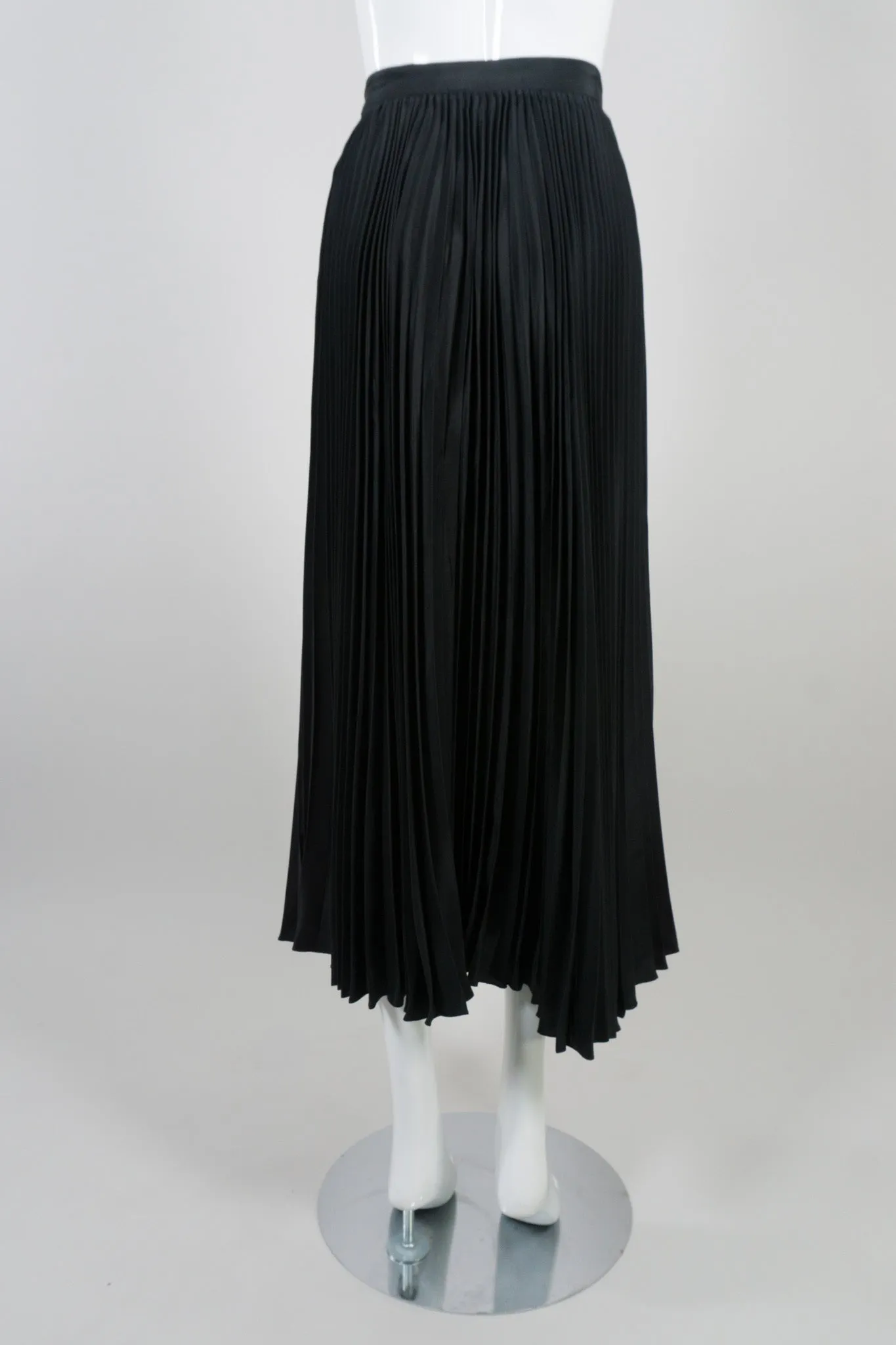 Purple Label Pleated Silk Skirt