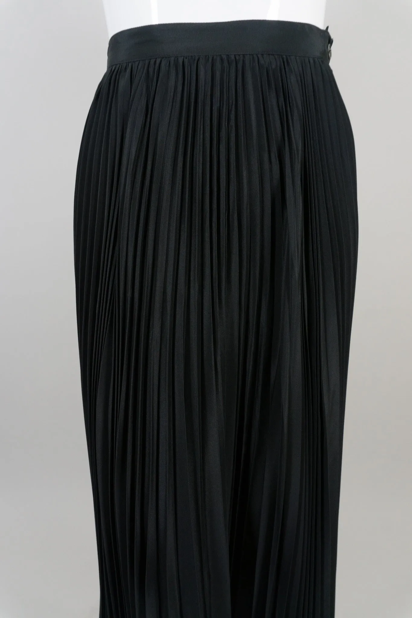 Purple Label Pleated Silk Skirt