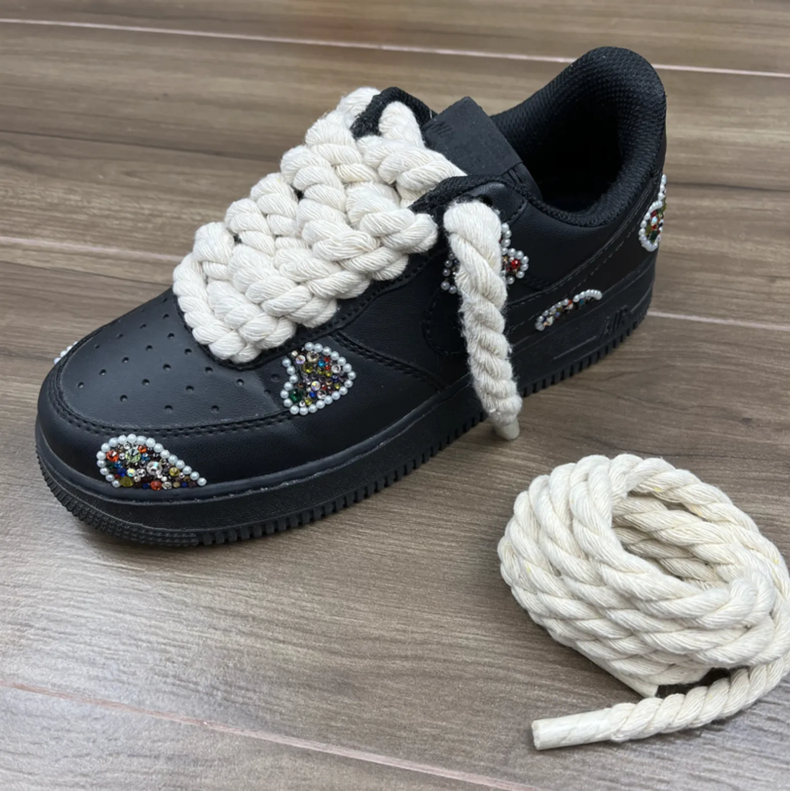"TWISTED" Gros Lacets Marron Chaussures Style Grosse Corde Torsadée - URB1™
