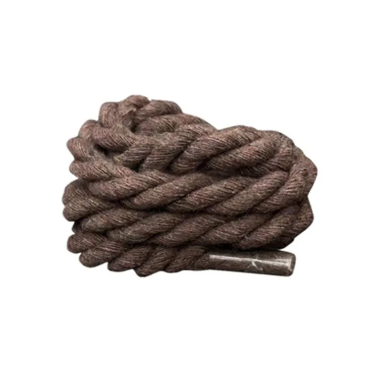"TWISTED" Gros Lacets Marron Chaussures Style Grosse Corde Torsadée - URB1™