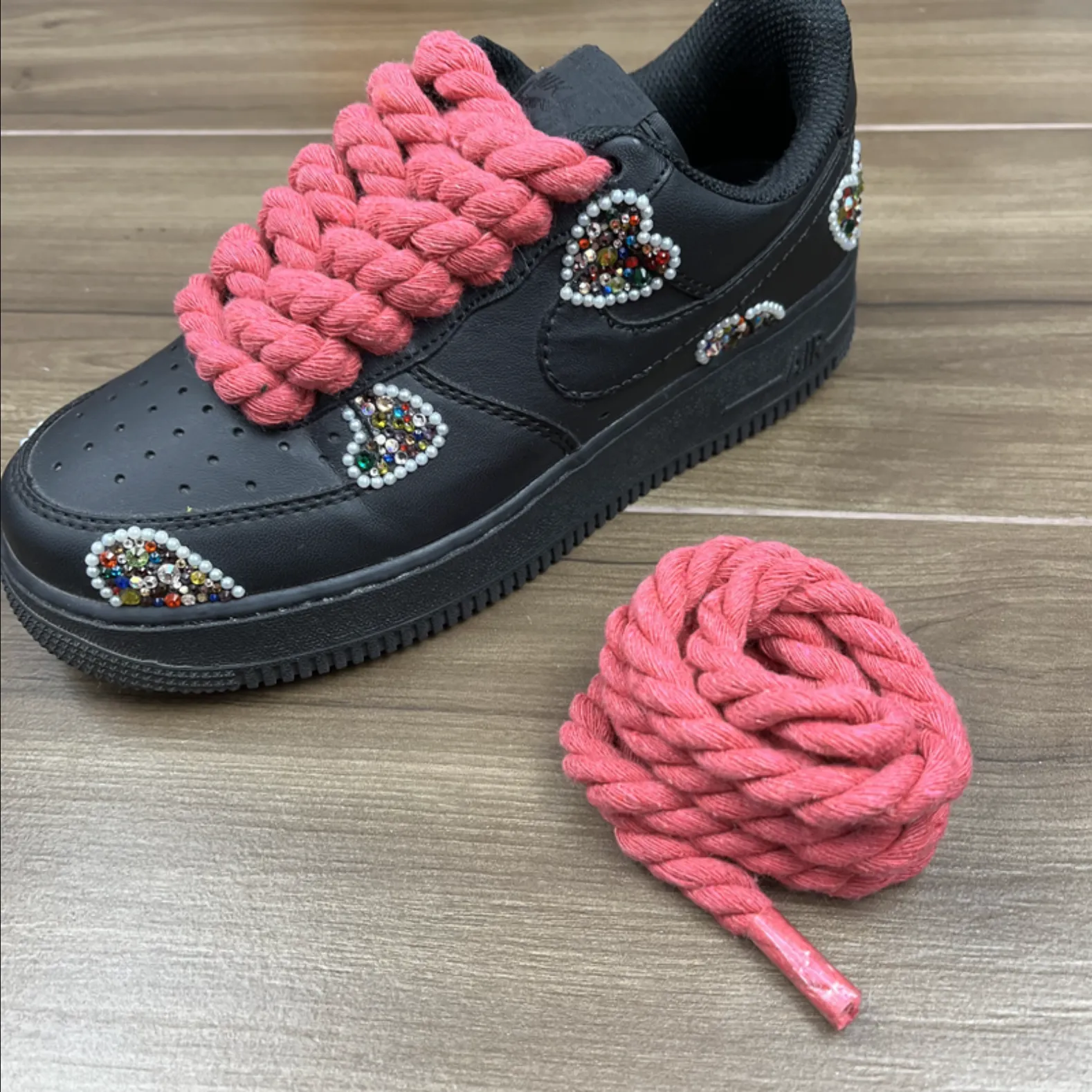 "TWISTED" Gros Lacets Marron Chaussures Style Grosse Corde Torsadée - URB1™