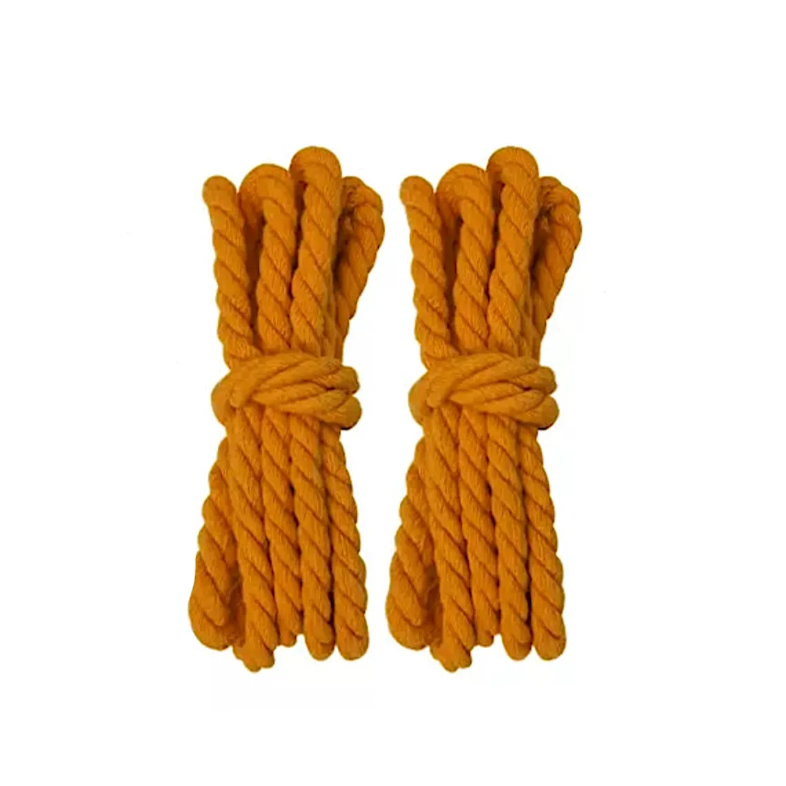"TWISTED" Lacets Chaussures Style Corde Torsadée Jaune - URB1™
