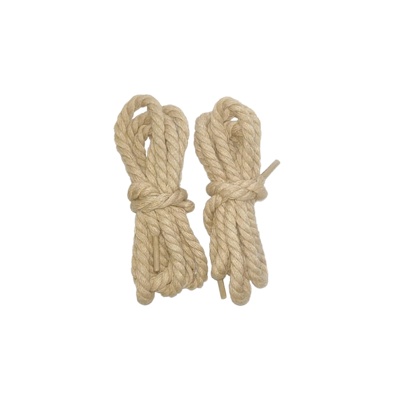 "TWISTED" Lacets Chaussures Style Corde Torsadée Jaune - URB1™