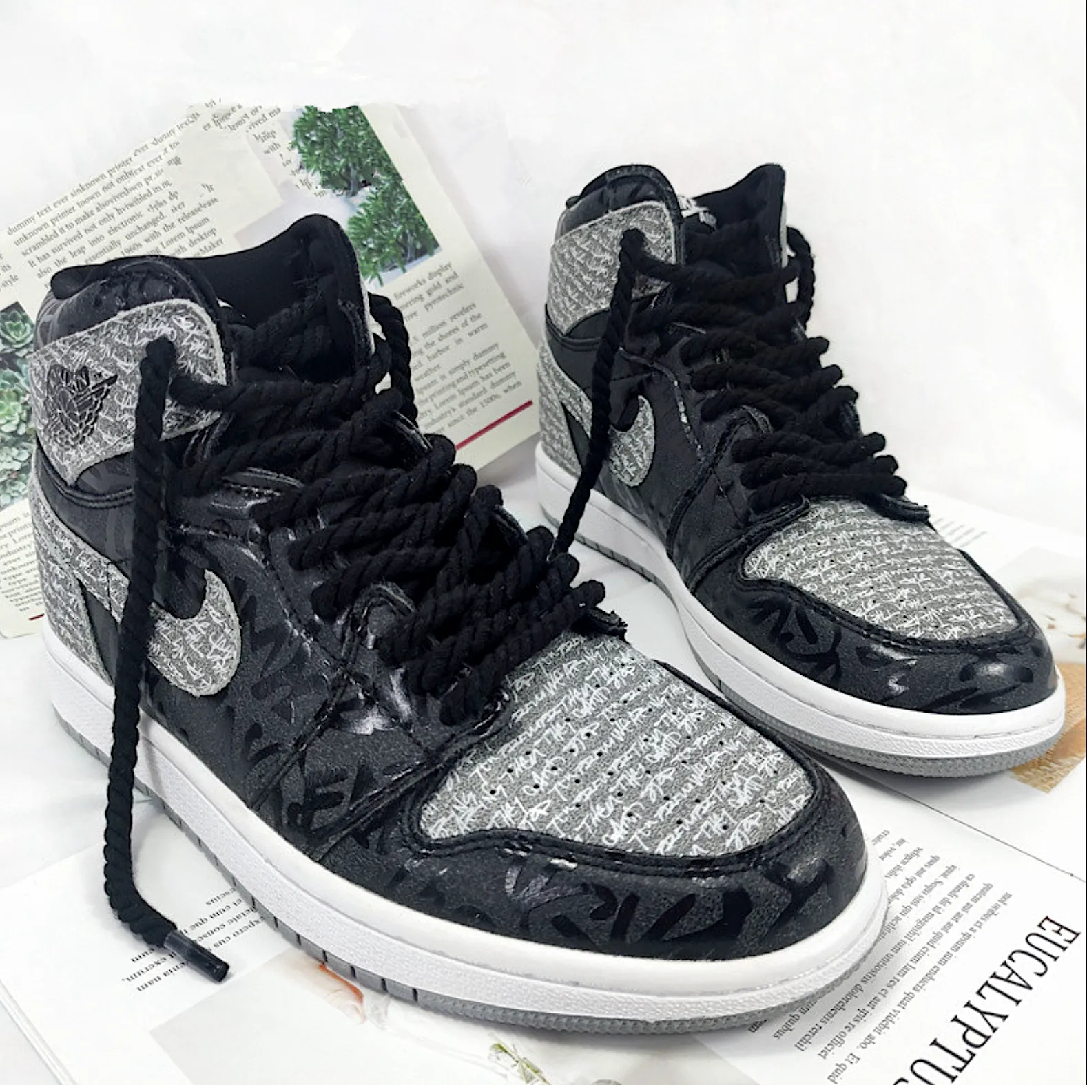 "TWISTED" Lacets Chaussures Style Corde Torsadée Jaune - URB1™