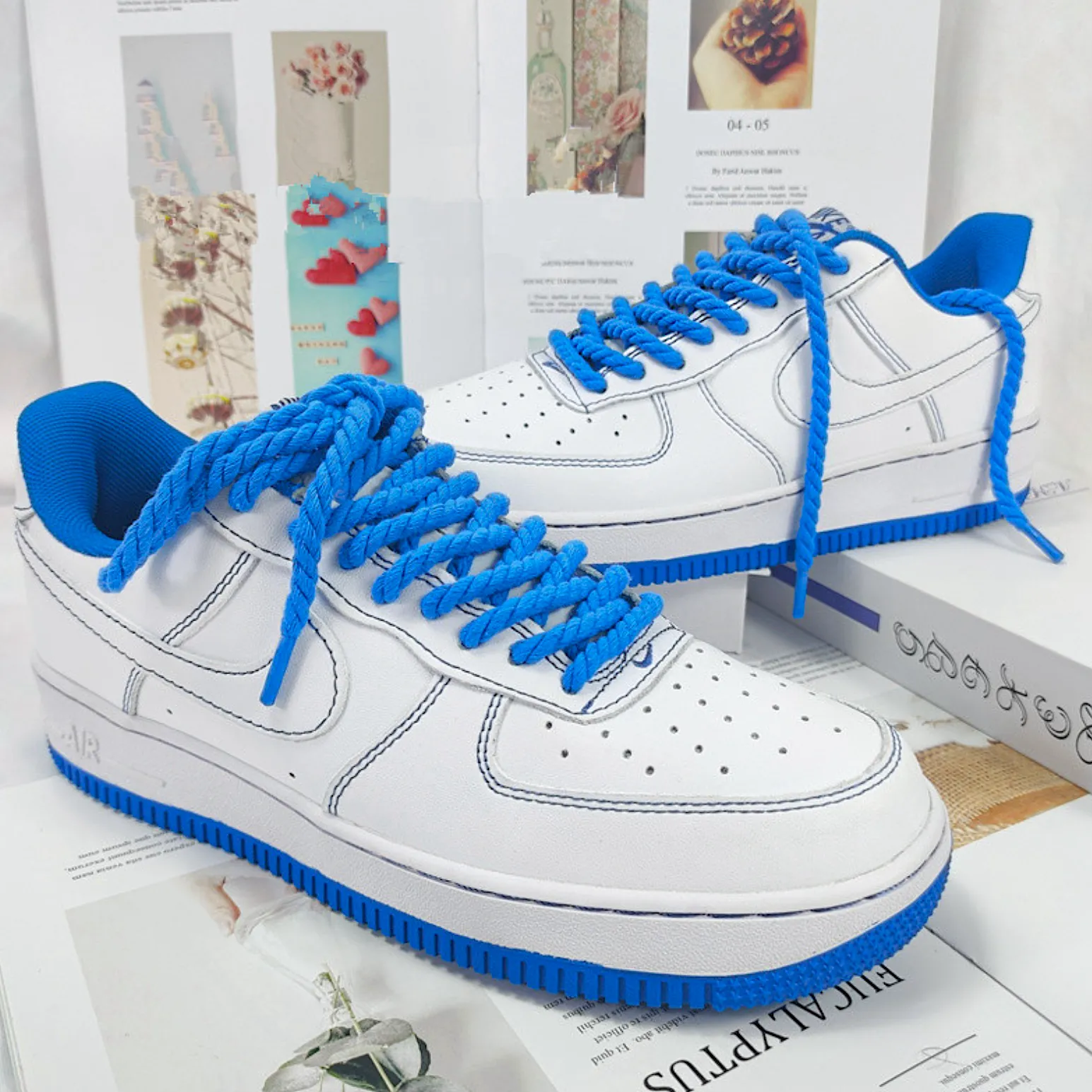 "TWISTED" Lacets Chaussures Style Corde Torsadée Vert Sapin - URB1™