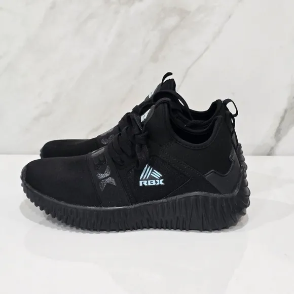 RBX Reebok Black Active wear sneakers Unisex NWOT size 6
