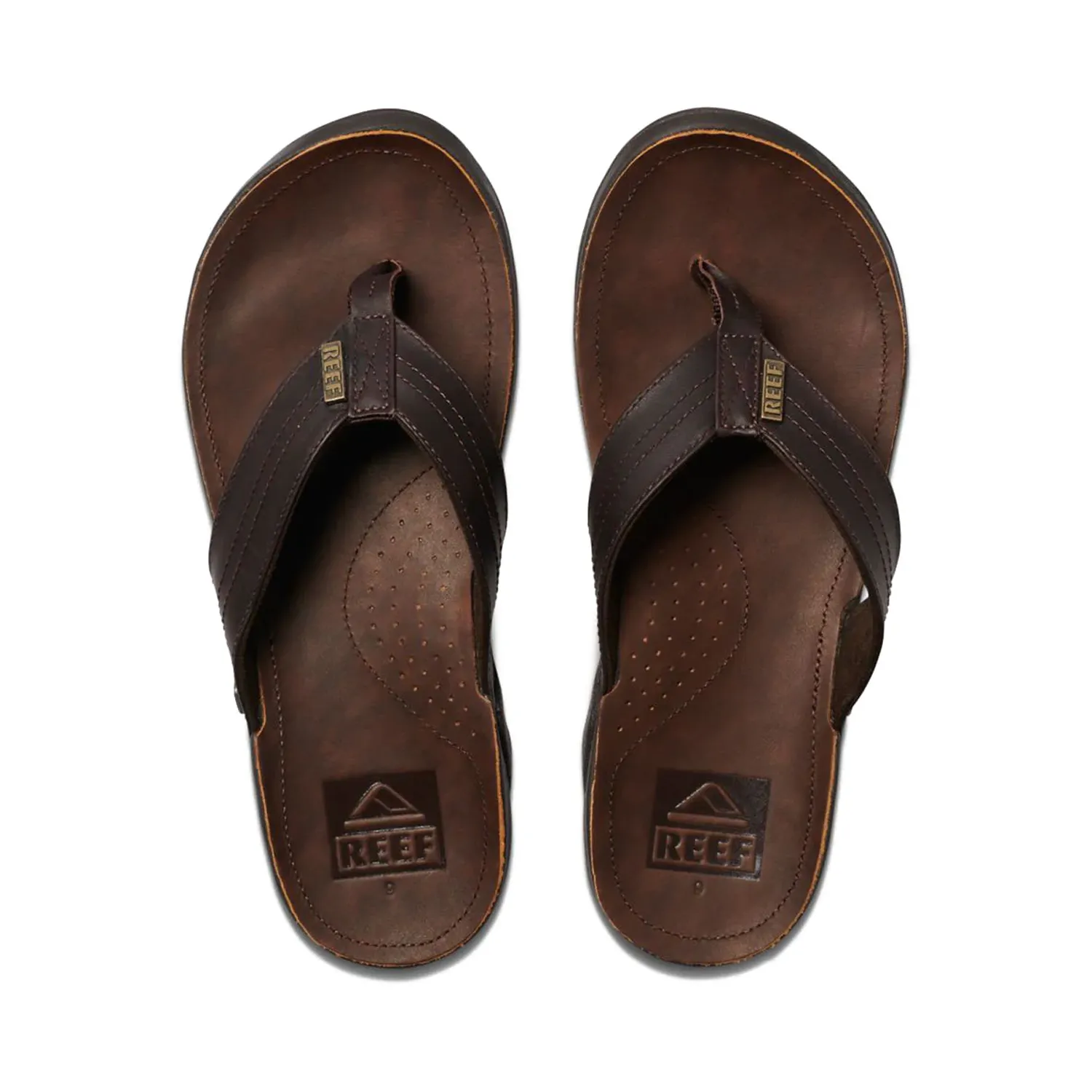 REEF MENS J-BAY III JANDALS - DARK BROWN
