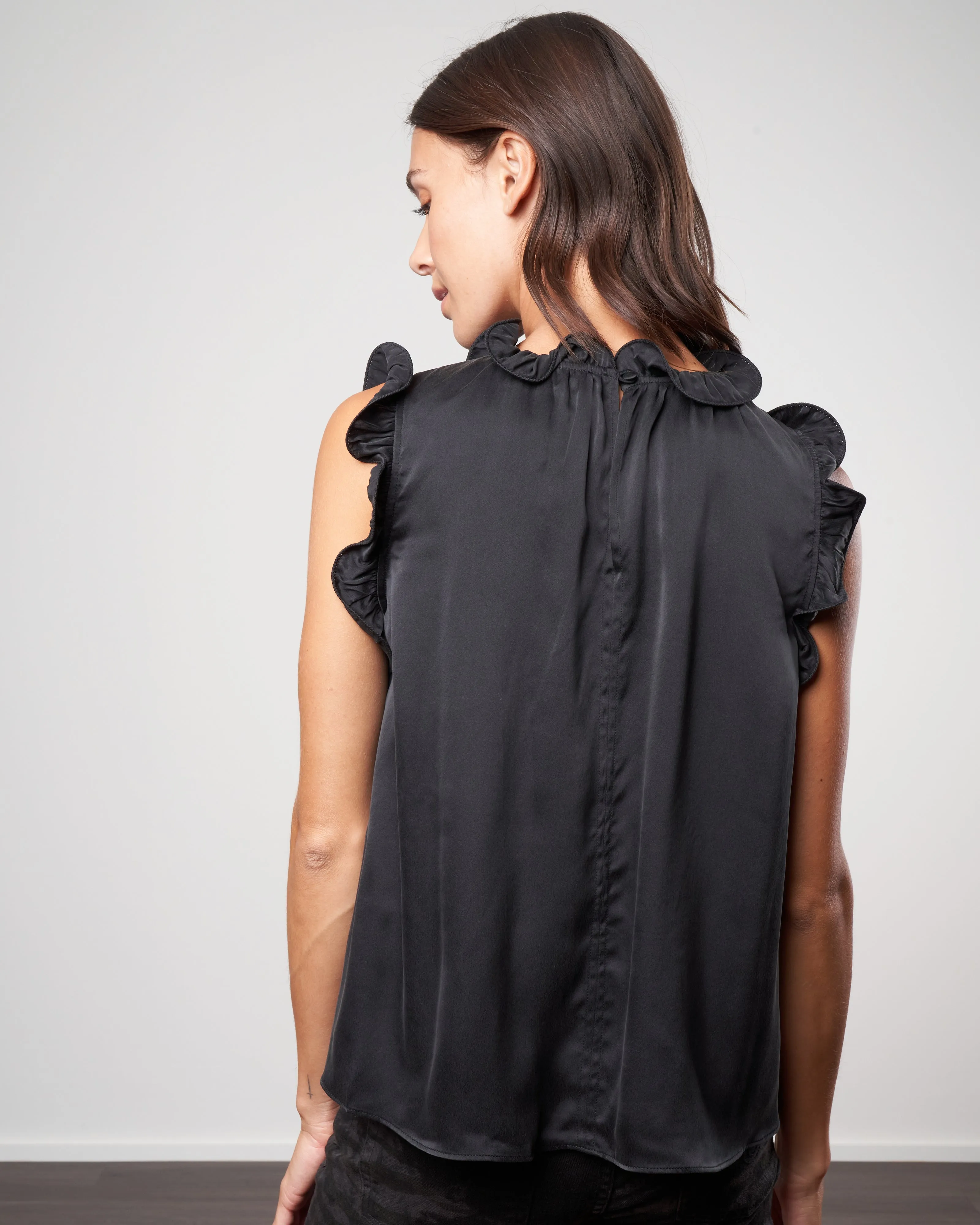 renee blouse - black