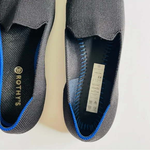 Rothy’s Kids SIZE 4 black loafers
