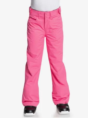 Roxy Girls Backyard Snow Pants - Shocking Pink