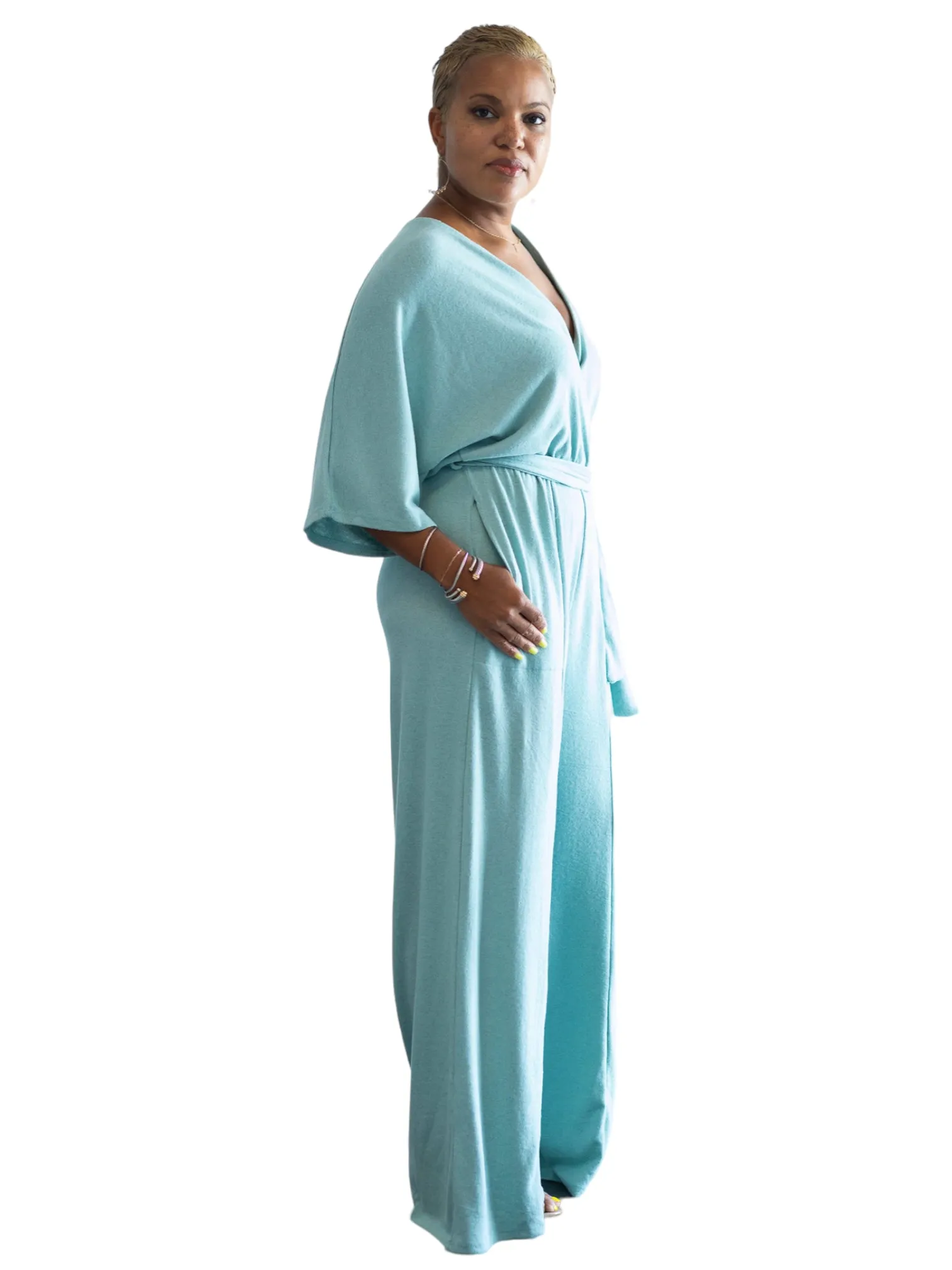 Serena - Zen Wide Leg Jumper - Desert Green - TN - 151