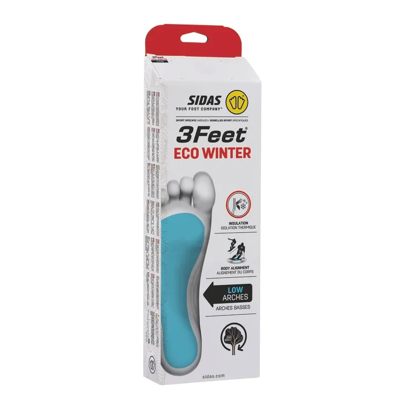 Sidas 3Feet Eco Winter Low Arch Winter Insoles