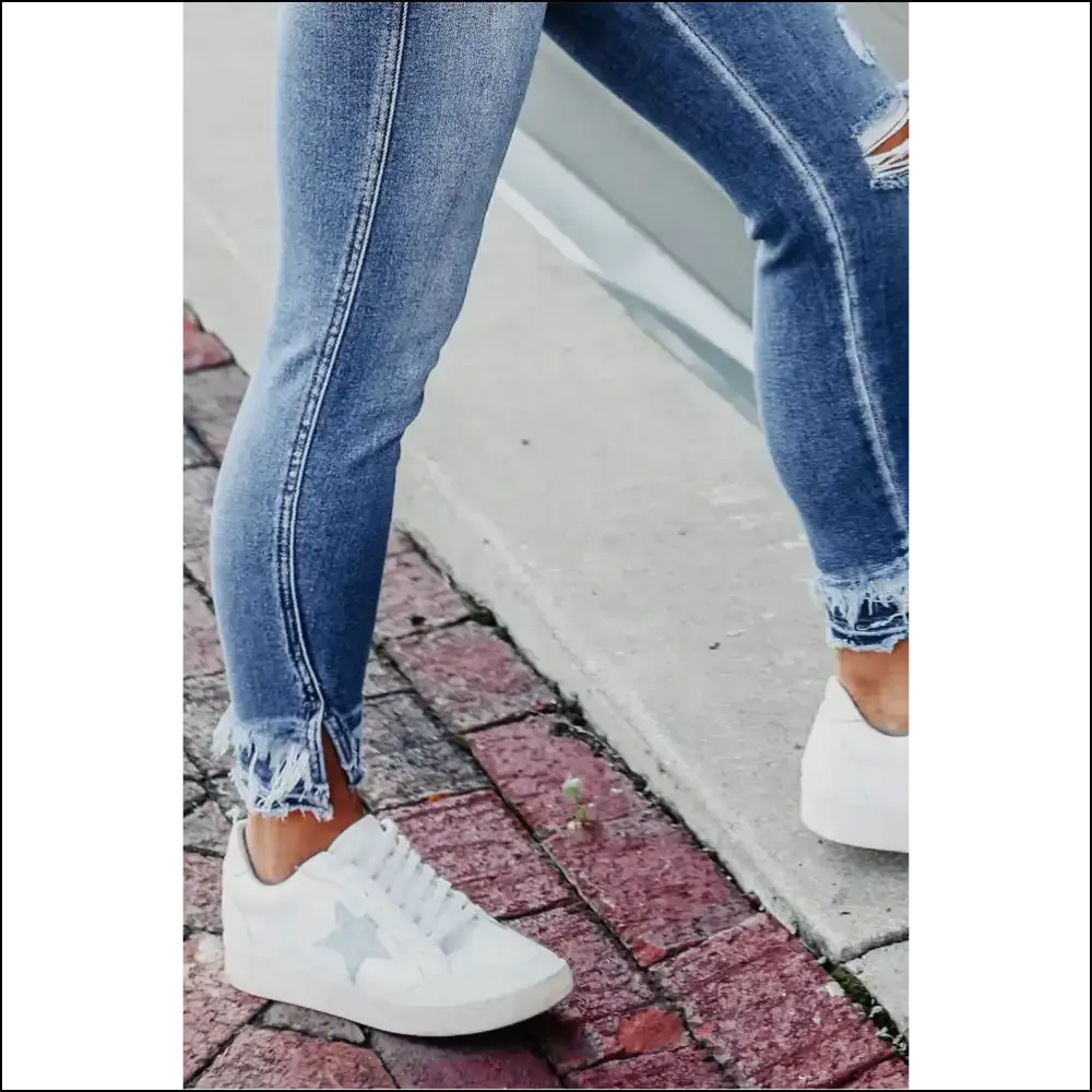 Skinny Jeans so Good, They're  Distressed Hem Cropped 😈 Needful Things