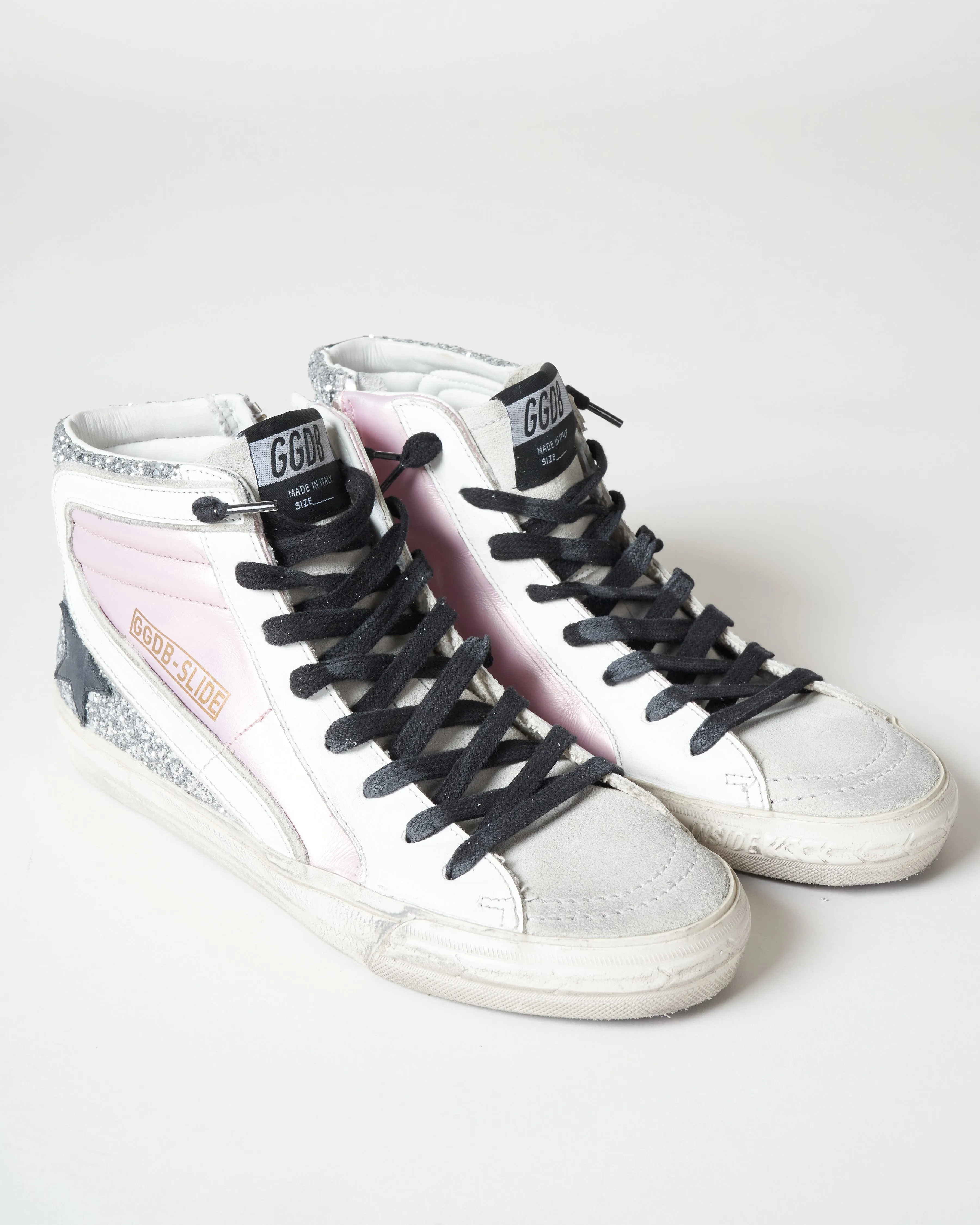slide sneaker - salmon pink