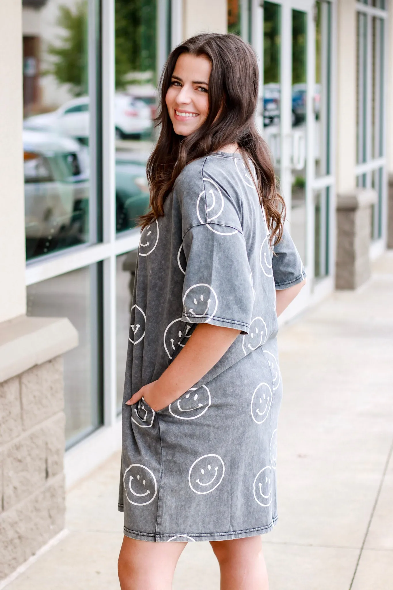 Smile With Me Dress in Black